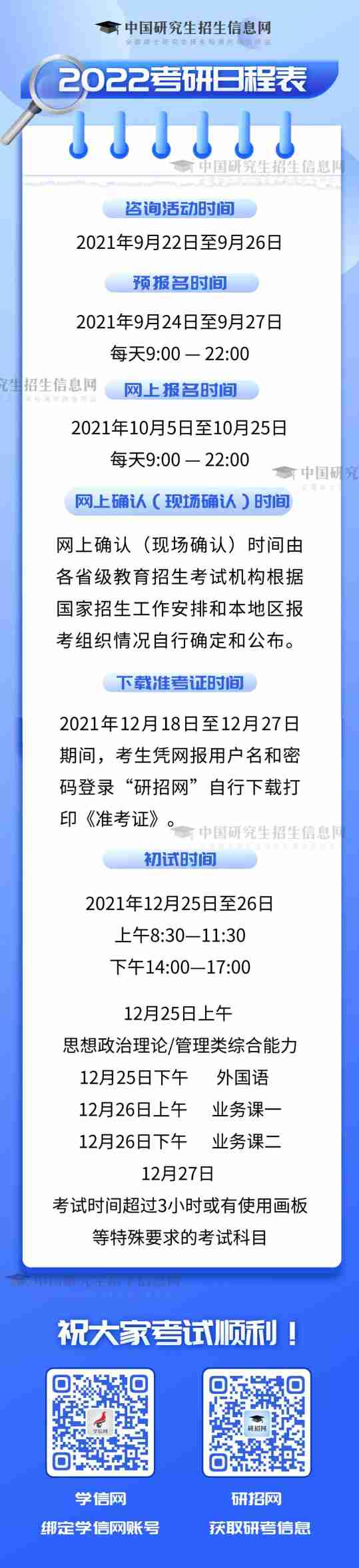 2022考研时间定了！正式网报时间有变化
