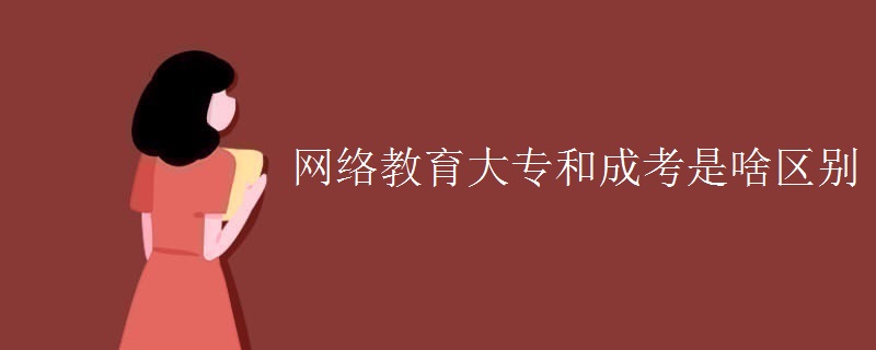 网络教育大专和成考是啥区别