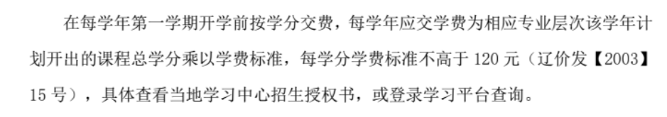 热门网络教育院校各专业学费标准