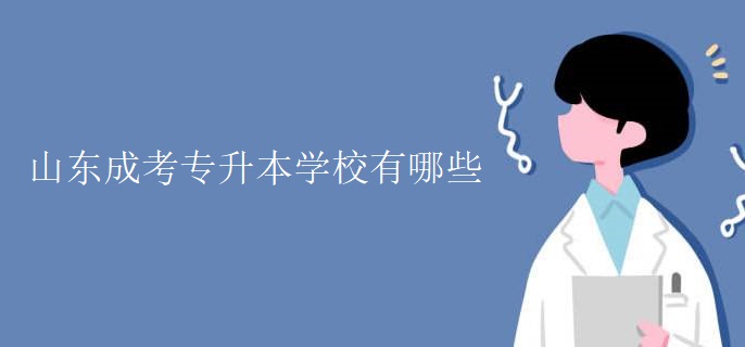 山东成考专升本学校有哪些