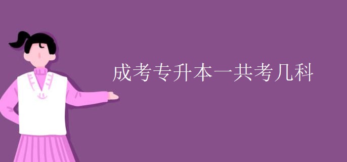 成考专升本一共考几科