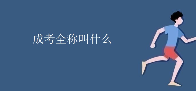 成考全称叫什么