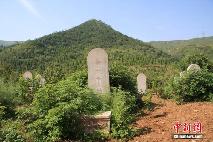 汉文帝霸陵考古挖掘现场