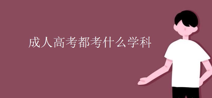 成人高考都考什么学科
