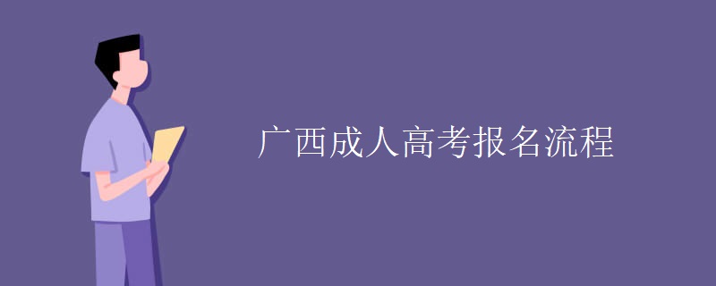 广西成人高考报名流程